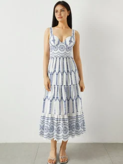 Boho Printed Flowy Tank Long Dress