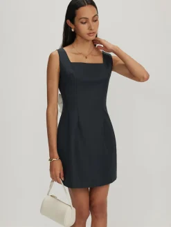 Bow Backless Tank Dress