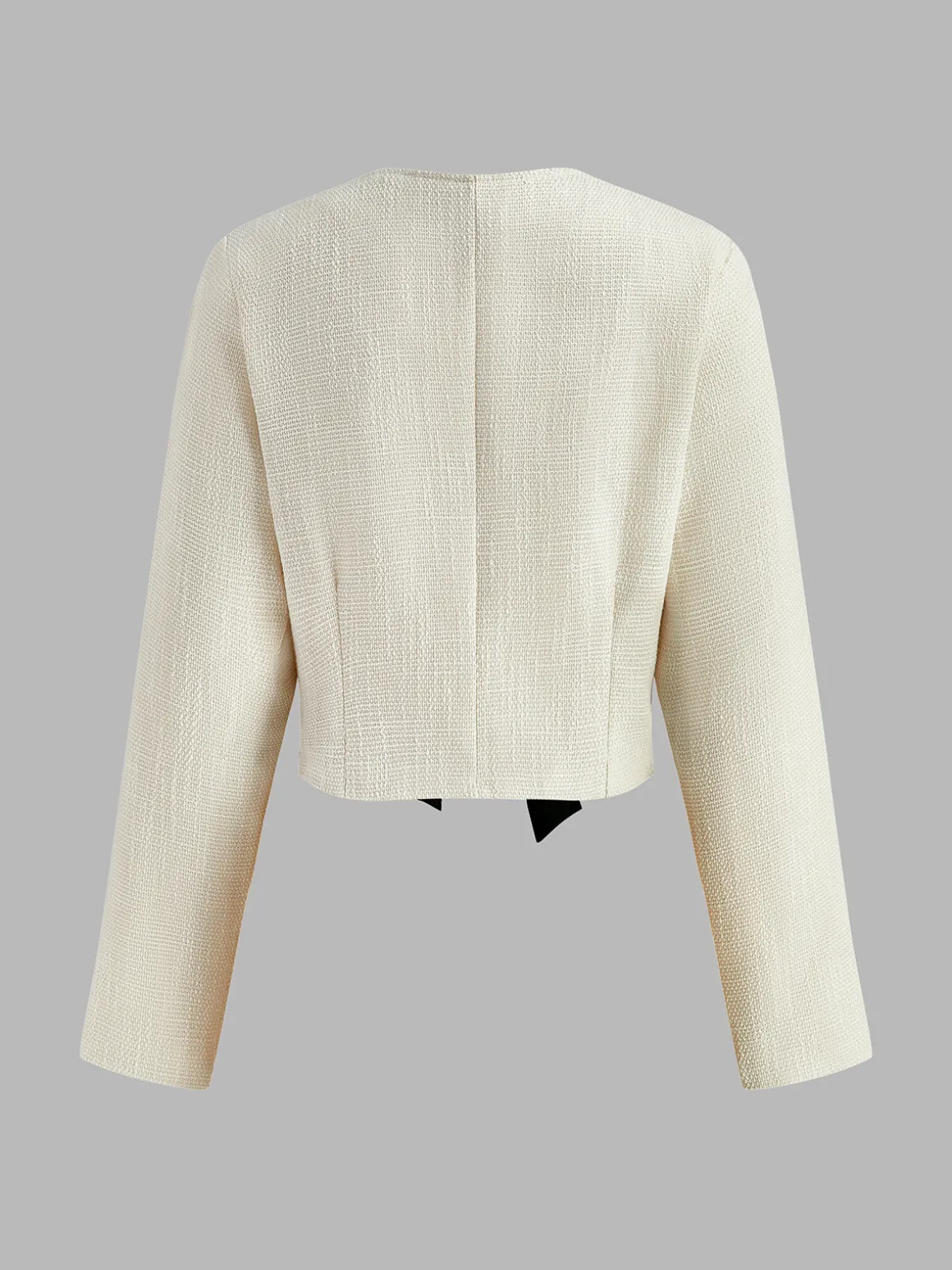 Bow Decor Short Blazer