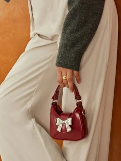 Bow Flap Mini Tote Bag
