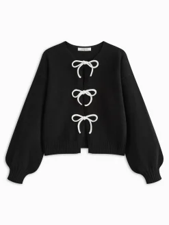 Bow Front Shift Sweater
