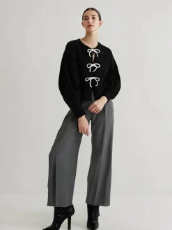 Bow Front Shift Sweater