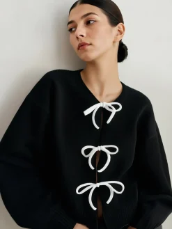 Bow Front Shift Sweater