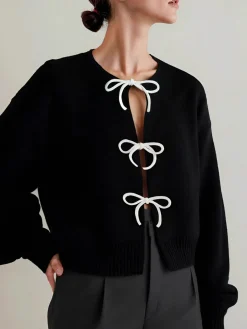 Bow Front Shift Sweater