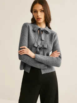 Bow Knotted Cardigan