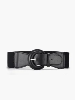 Buckle Elastic Wide Belt