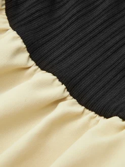 Bud Waist Panel Short Dress