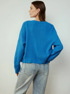 Button Down Twist Thin Cardigan
