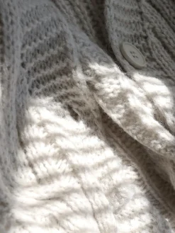 Cable Knit Crop Cardigan