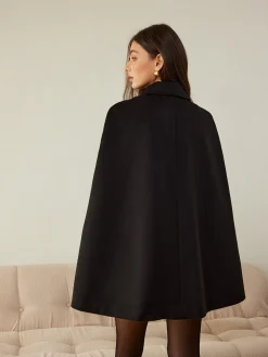 Camellia-Button Cloak