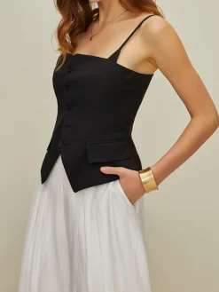 Casual Button 2 in 1 Tank Top