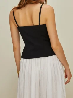 Casual Button 2 in 1 Tank Top