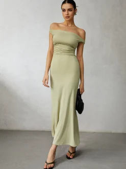 Casual Off Shoulder Long Dress