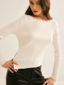 Casual Split Knit Top
