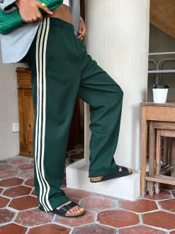 Casual Striped Patchwork Pants