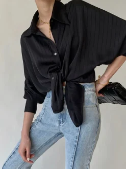 Charlotte Oversized Button Up Collared Shirt