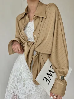 Charlotte Oversized Button Up Collared Shirt