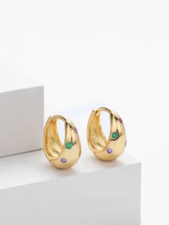 Chunky Hoop Earrings