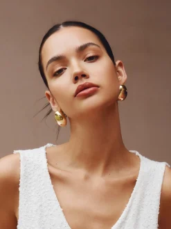 Chunky Teardrop Statement Earrings