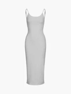 Classic Open Back Midi Dress