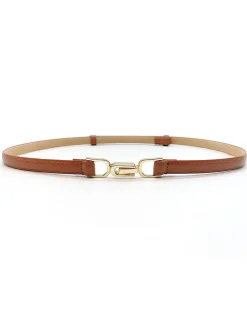 Close Your Eyes Leather Belt