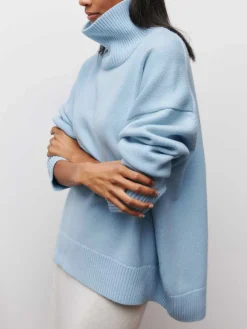 Cloudless Sky Turtleneck Oversized Sweater