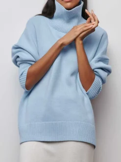 Cloudless Sky Turtleneck Oversized Sweater