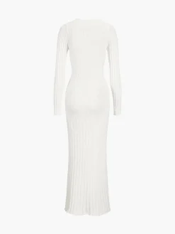 Coastal Allure Knotted Long Sweater Dress