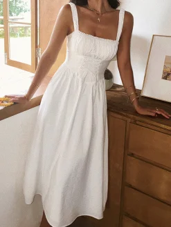 Coastal Cowgirl Corset Long Dress