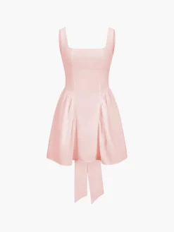 Coastal Cowgirl Open Back Zippered Short Dress