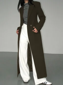 Collar Pocket Blazer Coat