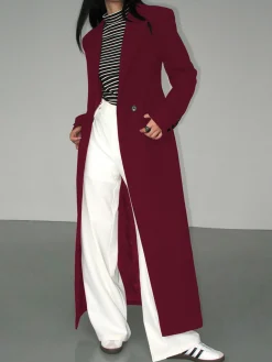 Collar Pocket Blazer Coat