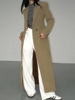 Collar Pocket Blazer Coat