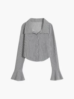 Collared Button Up Knit Shirt