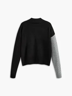 Color Block Pullover Sweater