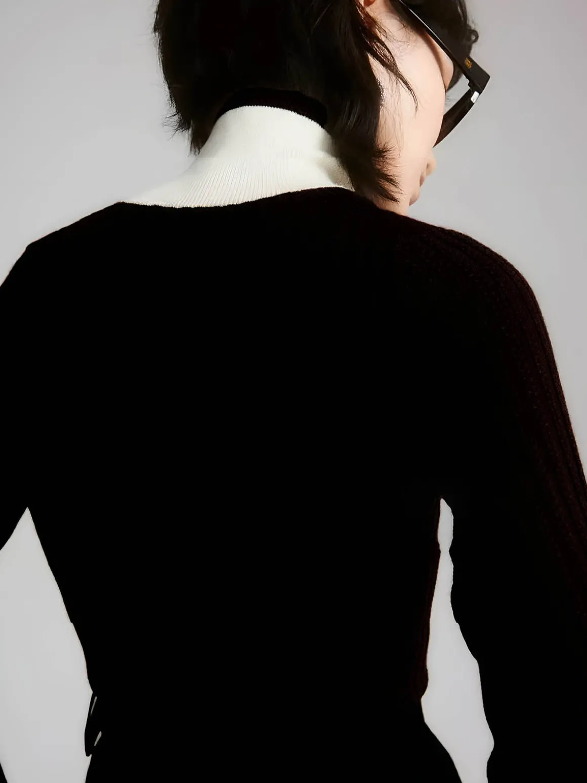 Color Block Slim Cozy Sweater