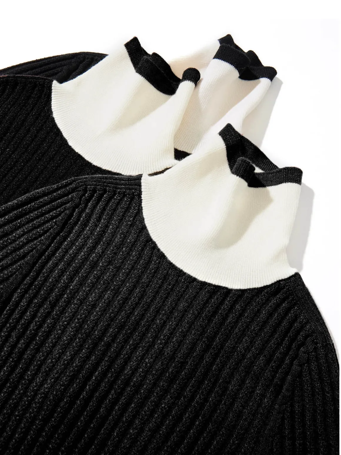 Color Block Slim Cozy Sweater