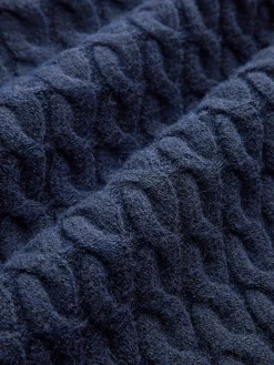 Contrast Binding Button Knit Top
