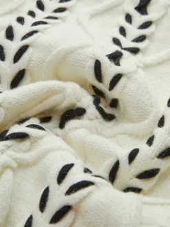 Contrast Binding Cinched Sweater
