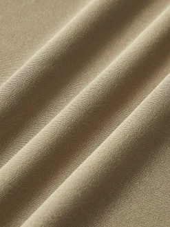 Contrast Binding Wide-Leg Pants