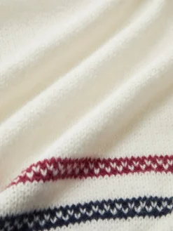 Contrast Pattern Zipper Short Cardigan