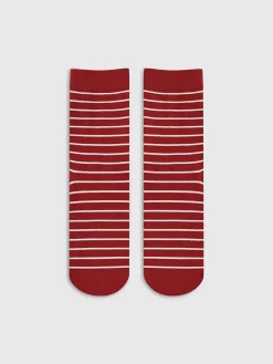 Contrast Striped Stacking Socks