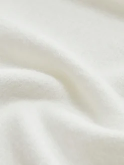 Contrast Trim Bow Decor Knit Outwear