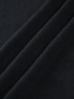 Contrast Trim Collar V-neck Knit Sweater Vest