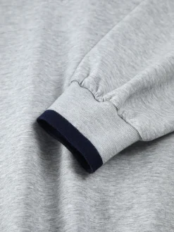 Contrast Trim Oversized Sweatshirt