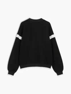Contrast Trim Oversized Sweatshirt