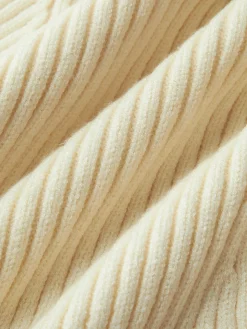 Contrast Trim Ribbed Sweater