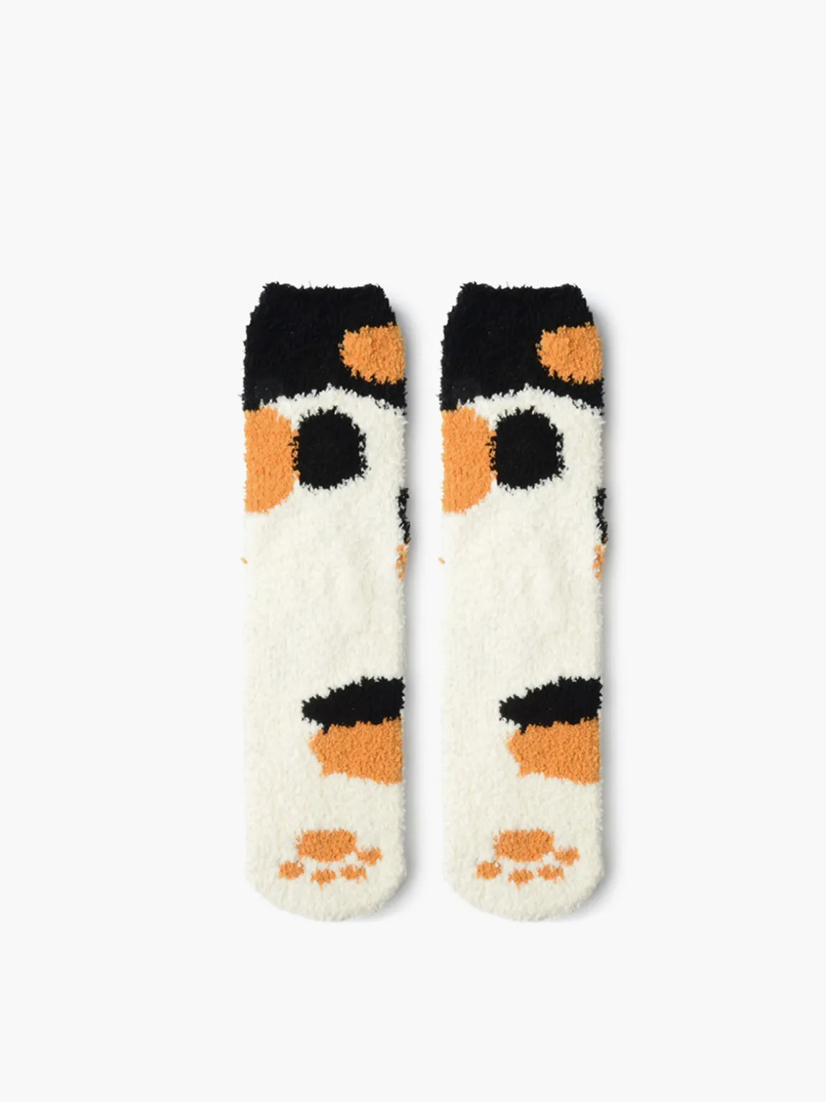 Coral Fleece Polka Dot Socks