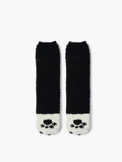 Coral Fleece Polka Dot Socks