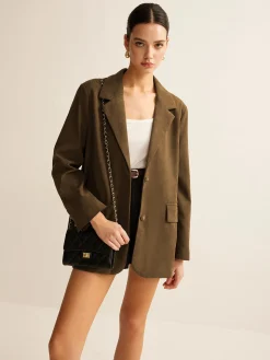 Corduroy Lapel Blazer